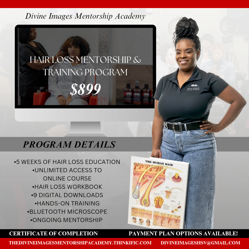 HAIR LOSS MENTORSHIP & TRAINING PROGRAM